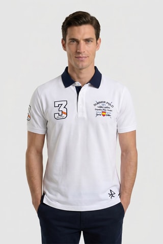 Polo regular - Blanc