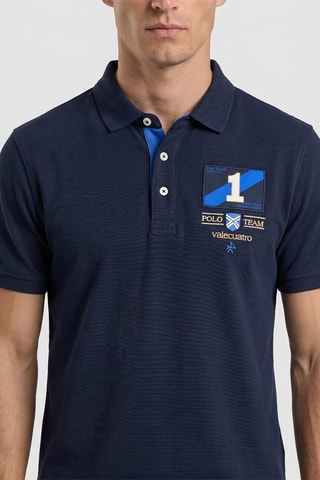 Polo regular - Bleu