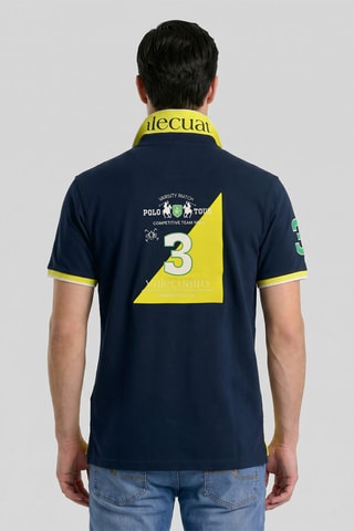 Polo regular - Bleu