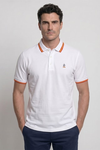 Polo regular - Blanc