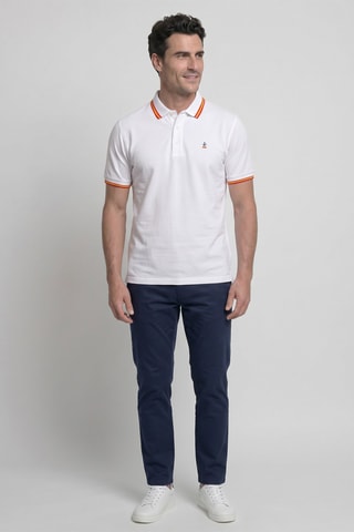Polo regular - Blanc