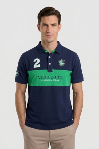 Polo regular - Bleu