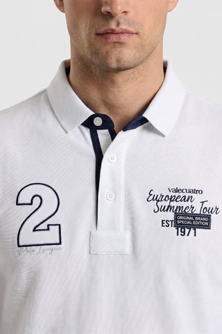 Polo regular - Blanc
