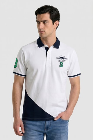 Polo regular - Blanc