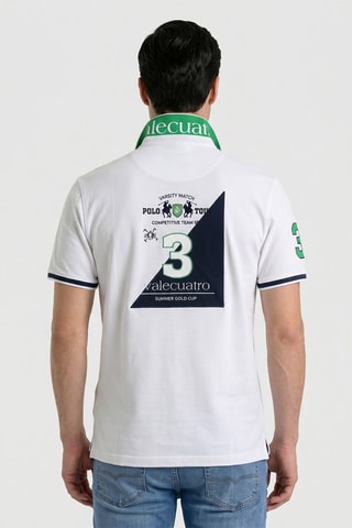 Polo regular - Blanc