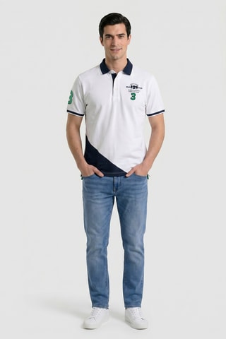 Polo regular - Blanc