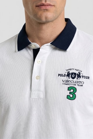 Polo regular - Blanc