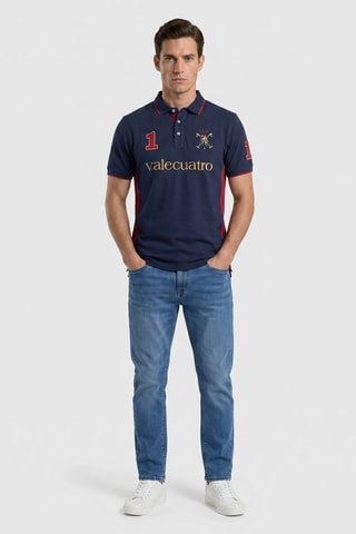 Polo regular - Bleu