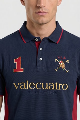 Polo regular - Bleu