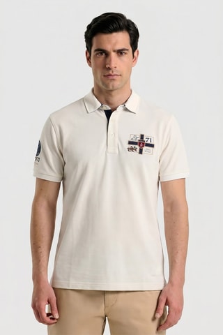 Polo regular - Blanc