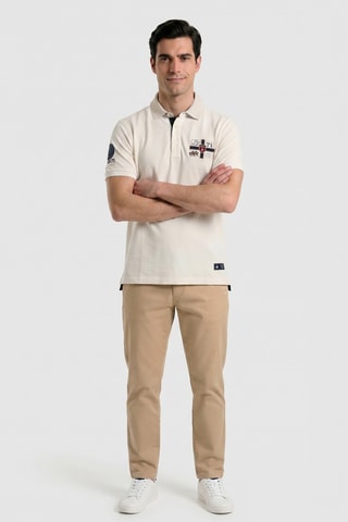 Polo regular - Blanc