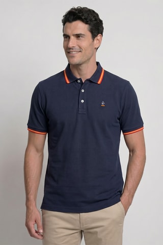 Polo regular - Bleu
