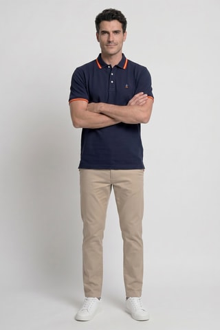 Polo regular - Bleu