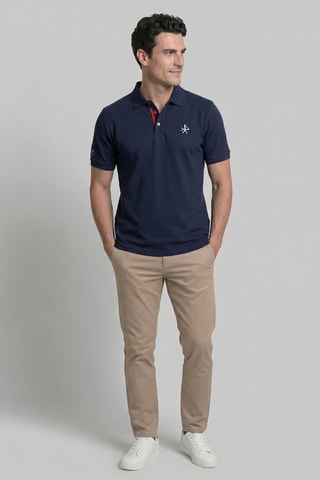 Polo regular - Bleu