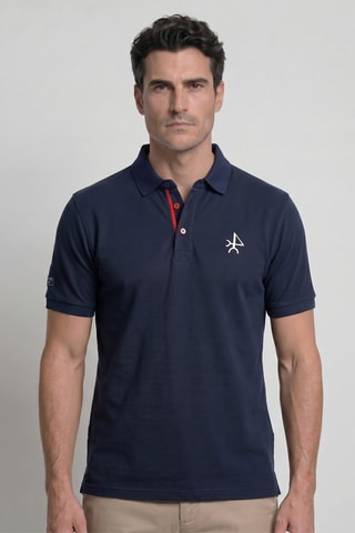 Polo regular - Bleu