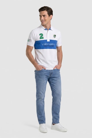 Polo regular - Blanc