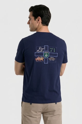 T-shirt regular - Bleu