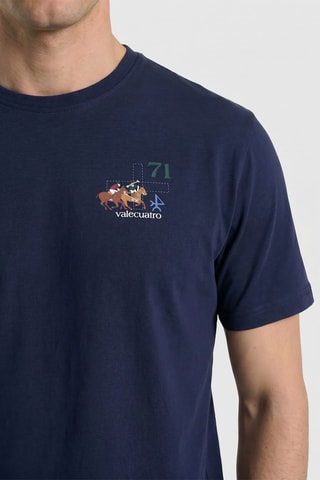 T-shirt regular - Bleu