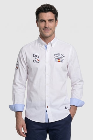 Chemise regular - Blanc
