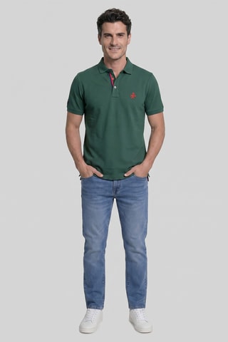 Polo regular - Vert