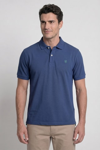 Polo regular - Bleu