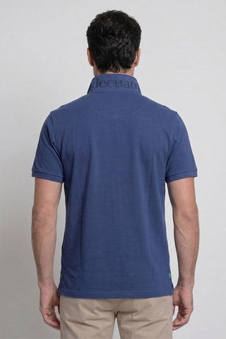 Polo regular - Bleu