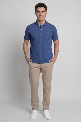 Polo regular - Bleu