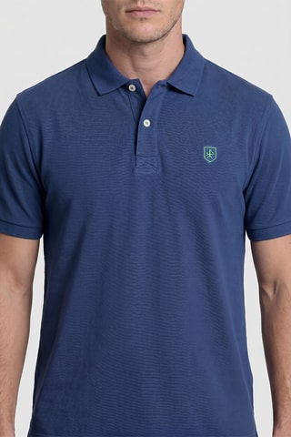 Polo regular - Bleu