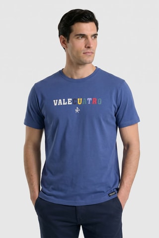 T-shirt regular - Bleu