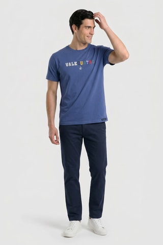 T-shirt regular - Bleu