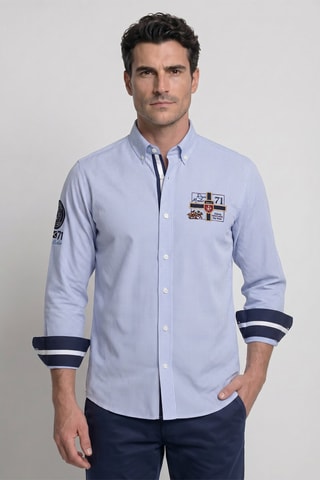 Chemise regular - Bleu