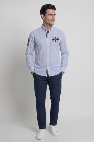 Chemise regular - Bleu