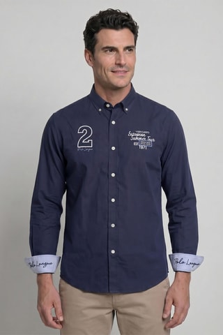 Chemise regular - Bleu