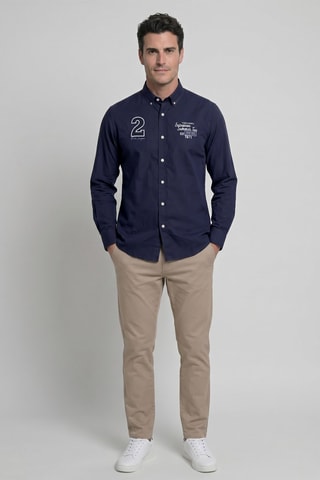 Chemise regular - Bleu