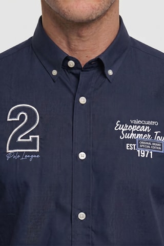 Chemise regular - Bleu