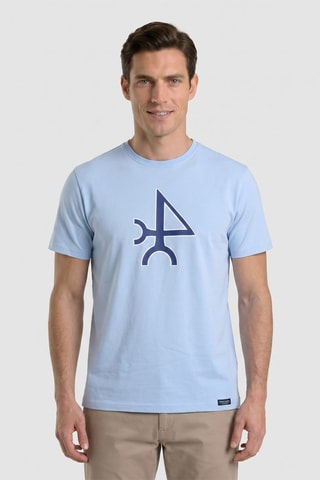 T-shirt regular - Bleu