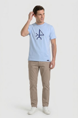T-shirt regular - Bleu