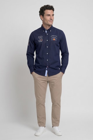 Chemise regular - Bleu