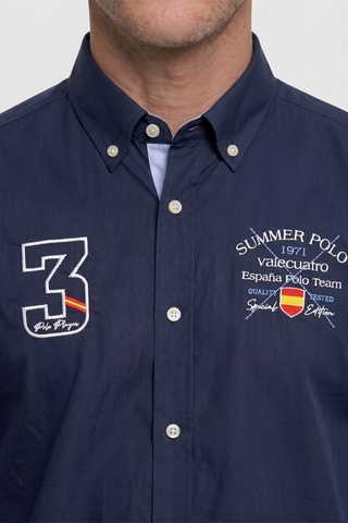 Chemise regular - Bleu