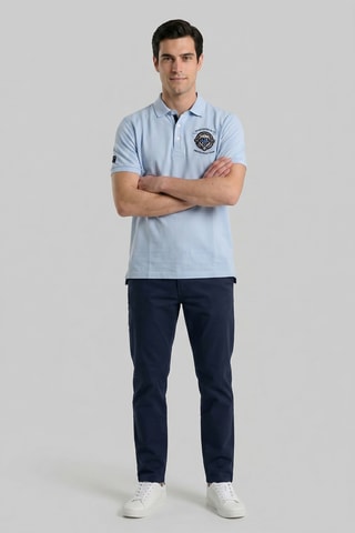 Polo regular - Bleu