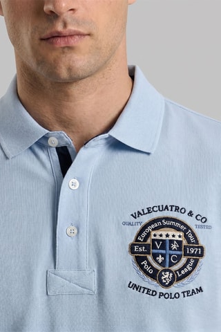 Polo regular - Bleu
