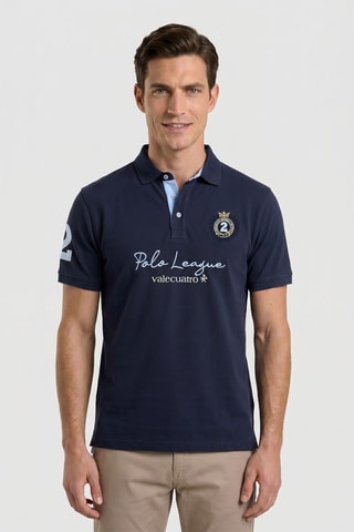Polo regular - Bleu