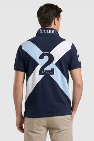 Polo regular - Bleu