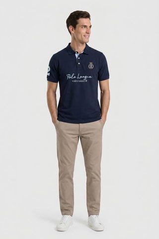 Polo regular - Bleu