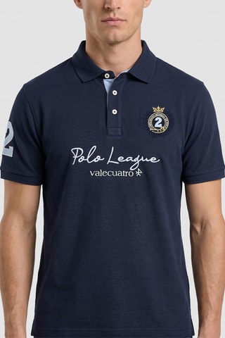 Polo regular - Bleu