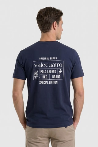 T-shirt regular - Bleu