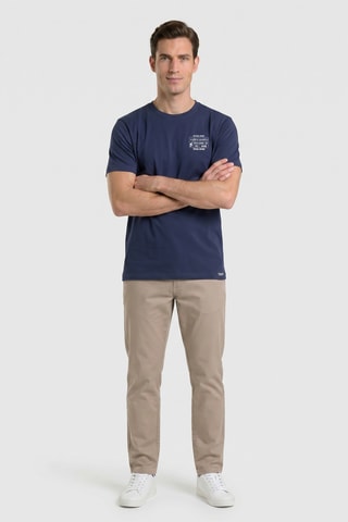 T-shirt regular - Bleu