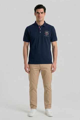 Polo regular - Bleu