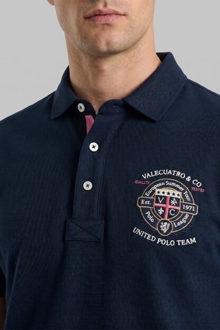 Polo regular - Bleu