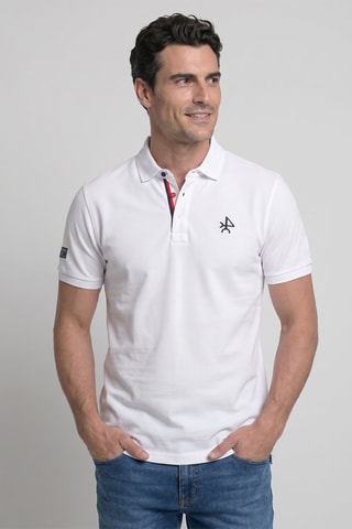 Polo regular - Blanc